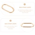 thumbnail image 4 of unbranded 10Ud Argollas De Metal Dorado Para Correa De Bolsa Con Liso Y Acabado Moderno, 4 of 5