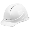 thumbnail image 1 of Hard Hat, Vented Safety Cap, 4-Point Pressure Diffusion Safety Helmet, Impact-Resistant and Waterproof, Adjustable Buckle, Comfortable and Breathable, Ideal for Construction and Industrial Use, 1 of 5