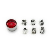 Fox Run Stainless Steel Linzer Cutter Set, 6-Piece, 2.5 x 2.5 x 1.75