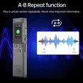 thumbnail image 4 of Nueva Grabadora de Voz Digital S2 con Grabación Audio Activada por Voz y Reducción de Ruido con Reproductor de Música MP3 y Archivo de Grabación de 64 GB, 4 of 5