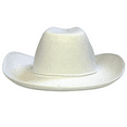thumbnail image 2 of White Felt Cowboy Hat - FREE SHIPPING, 2 of 2