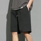 thumbnail image 5 of pstuiky Pantalones cortos para hombre, Pantalones cortos deportivos de entrenamiento físico de color sólido para hombre, transpirables, con bolsillos, estilo crop top, 5 of 9