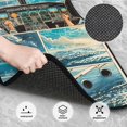 thumbnail image 3 of Honeii Comic Airplane Cockpit Illustration Print Car Foot Mat Four-Piece Set - Front & Rear Universal Car Floor Mats for SUVs, Trucks, Sedans, 3 of 7
