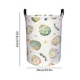 thumbnail image 3 of FEOLGEHLY Easter Decorations, Easter Laundry Hamper Basket With Handles Foldable Storage Bin For Home Decor Holiday Clothes Toys Organization Easter Basket Stuffers Gift Idea for Easter Gifts, 3 of 6