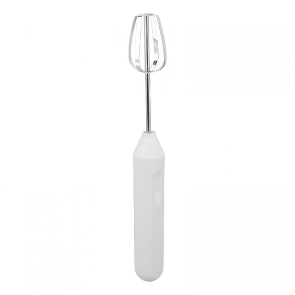 CURYMAY Rechargeable Handheld Mixer with 3 Speeds, Cordless Electric Egg Beater and Milk Frother for Coffee, Baking, and Cream, 1200mAh Battery