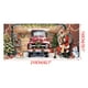 thumbnail image 2 of Cubierta navideña grande para puerta de garaje | Mural navideño para exteriores con diseño "Feliz Navidad" | Estampado de copos de nieve y adornos | Material de poliéster para uso en interiores y, 2 of 2