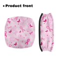 thumbnail image 2 of COEQINE Breast Cancer Medical Products Rollator Walker Seat & Back Cover Pink Ribbon 2 Piece Rollator Seat Padded Cover Walker Protection Decor Covers for Seniors Using Walking Aids, 2 of 7