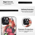 thumbnail image 5 of Black Phone Case Cover Itsuki Nakano 5 Toubun no Hanayome Anime Compatible for iPhone 14 Plus Case, 5 of 5