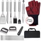 thumbnail image 1 of Juego de Utensilios de Acero Inox para Parrilla Bbq Elly Decor ELL-UT1BK-INOX, 1 of 4