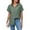 A-02 Olive Green, variant on HOWCOME Button Down Shirts for Women Solid Short Sleeve Business Casual Work Blouse Tops(Black,Large)