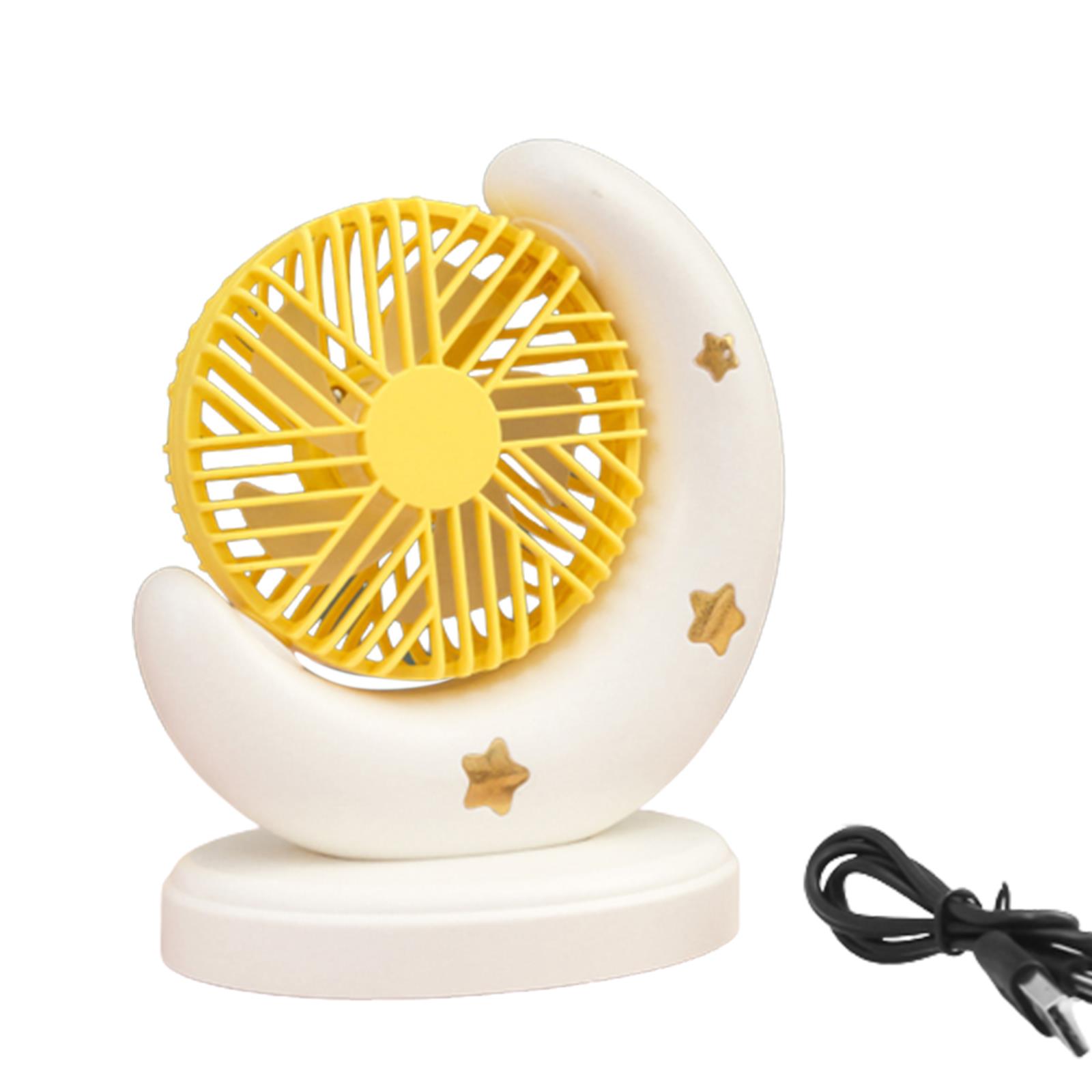 Personal USB Desk Fan 3 Speeds Portable Desktop Table Cooling Fan