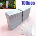 thumbnail image 2 of facefd 100Pcs Waterproof Stake Label Name Nursery Plant Seed White Marking Tag Insert Land Card, 2 of 4