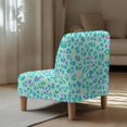 thumbnail image 5 of HELLHERO Colorful Leopard Elastic Bottom Stain Resistant Armless Accent Chair Protector Decorations Armless Accent Chair Cover for Armless Chair, 5 of 8