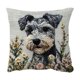 thumbnail image 2 of Funda de cojín decorativa Short Lint | Funda de cojín bordada para sofá, cama, sillón | Funda de cojín estampada a doble cara para sala de estar, dormitorio, decoración del hogar, 2 of 6