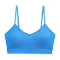 thumbnail image 5 of wcjm Blue Large Size Gathered Non Ring Women's Underwear Thin Of Threaded Sports Yoga Anti Bra Comfortable Bottoming Beauty Tank Tops, 5 of 5