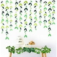 thumbnail image 4 of 52 Ft Spring Summer Theme Green Paper Leaf Garland Hanging Leaves Streamer Banner for Green Birthday Wedding Engagement Bridal Shower Bachelorette Baby Shower Tea Party Decorations Supplies (4 Packs), 4 of 10