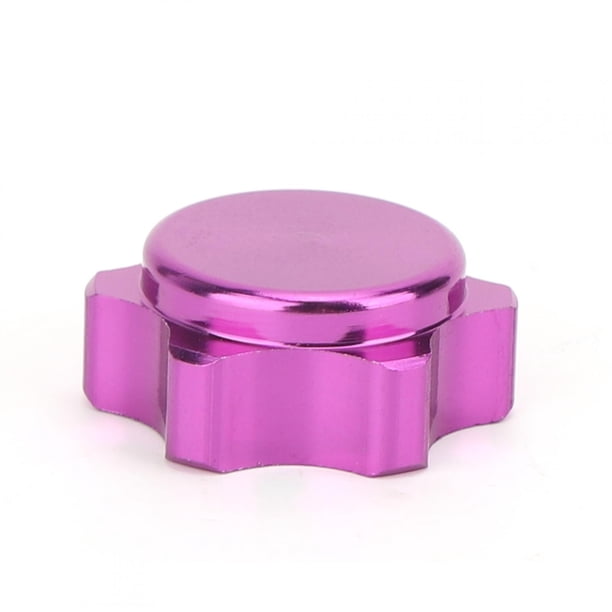 Tuerca de Cubo de Coche RC ANGGREK 4 Piezas Alto Rendimiento Rosca 1,0 Mm 17 Mm Morado Rojo Azul Negro