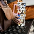 thumbnail image 2 of 40 oz Dog Stainless Steel Tumbler with Handle Straw & Lid Dog Lover Cute Dog Tumbler Cup Travel Coffee Mug Dog Gifts for Women Girl, 2 of 4