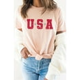 thumbnail image 2 of USA Star Patriotic July Fourth Picnic Graphic Tee T-Shirt, 2 of 8