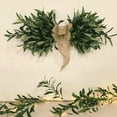 thumbnail image 2 of Artificial Olive Wreath for Front Door, Lifelike Faux Olive Leaf Wreath with Olive Fruits, All Season Farmhouse Greenery Door Hanging Wreath for Entryway Wall Window Wedding Home Decor, 2 of 6