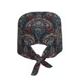 thumbnail image 3 of Pais-ley Working Cap with Sweatband - Adjustable Unisex Surgical Nurse Cap, Chemo Hats for Women, 3 of 6