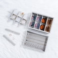 thumbnail image 3 of Bandejas organizadoras de joyas ProCase, apilables, 4 capas, color gris, 3 of 8