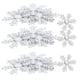 thumbnail image 2 of Ouitble Decoración de Copos de Nieve, 1 Paquete de 6 cm Decoración de Copos de Nieve Tela no Tejida Decoración navideña Lentejuelas de Nieve Plata, 2 of 5