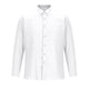 thumbnail image 2 of Blusa y camisa de manga larga con cuello vuelto para hombre, camisa informal de negocios a la moda con botones de color liso y cómoda, top de algodón para hombre, 2 of 5