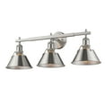 thumbnail image 4 of Yep by Golden Lighting Orwell 3-light Vanity in Pewter, 4 of 4