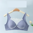 thumbnail image 3 of Nursing Bra for Breastfeeding Wireless Cotton Maternity Bra Padded Adjustable Clip Down Bra for Women, 3 of 6