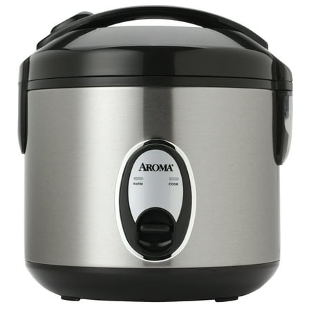 Aroma 8 Cup Non-Stick Rice Cooker, 3 Piece
