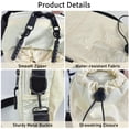thumbnail image 5 of KXF Small Crossbody Bag for Women Water Bottle Carrier Bag Handbag Drawstring Shoulder Bags Nylon, 5 of 8
