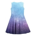 thumbnail image 5 of WRKEKC Girls Summer Dress, Girls Casual Dress, Girls' Summer Sequin Stars Dot Sleeveless Round Neck Mid Size Waist Cinched Dress 3 Years, 5 of 7