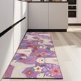 thumbnail image 4 of Goldendoodle Dog and Flower Floral Kitchen Rug Mat,Kitchen Runner Rugs Non Skid Washable,Decorative Kitchen Floor Mats for Kitchen,Sink,Laundry,17"X47", 4 of 5