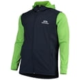 thumbnail image 2 of Men's Dunbrooke College Navy/Neon Green Seattle Seahawks Big & Tall Alpha Full-Zip Hoodie Jacket, 2 of 4