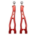 thumbnail image 2 of Piezas de mejora para brazos oscilantes inferiores delanteros de metal. Reemplaza piezas de mejora para ARRMA. rojo, 2 of 4