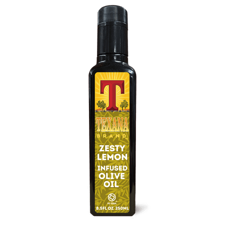 Zesty Lemon Infused Olive Oil, 250ml (8.5oz)