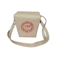 thumbnail image 1 of Bolsa en forma de CAJA DE COMIDA CHINA, Bandolera para Mujer, Estilo Takeout Box. Cross-Body, Color Blanca, Moda Kawaii. Curiosidades, Novedosa y Encantadora (Bolsa para Mujeres)., 1 of 5