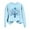 Light Blue, variant on Hanukkah Sweatshirt For Women Chanukah Sweaters Menorah Pullover Tops Casual Oversized Long Sleeve Shirts Tees Tops Graphic Hoodie Women Pullover Sweatsuit Jacket Pants Outfit Women Fashion Top Full