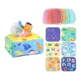 thumbnail image 4 of Caja De Pauelos Para Tirar, Juguete Sensorial, Pauelos Para Tirar Ocupados Para Nios Pequeos, Bebés, Dinosaurios SM SunniMix juego sensorial, 4 of 8