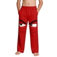 thumbnail image 2 of Qunyiney Pants for Boys Funny Graphic Wide Leg Pants Elastic Waist Relaxed Fit with Pockets Beach Pants Size 8, 2 of 9