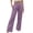 A01 Purple, variant on Conairie Womens Linen Pants Solid Straight Leg Elastic Waisted Casual Palazzo Pants With Button Vacation Beach Trousers Outfits With Pockets Beige L