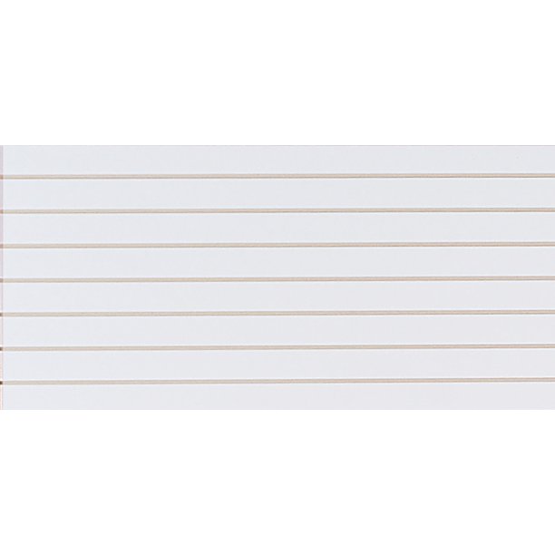 4 x 2 foot Horizontal White Slatwall Easy Panels Pack of 2 Walmart