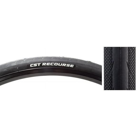 CST Premium Tire Recourse 700X28 Black Wire