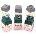 thumbnail image 3 of Mostrador de terciopelo Yuyangstore Exhibición de joyas gris, 3 of 4