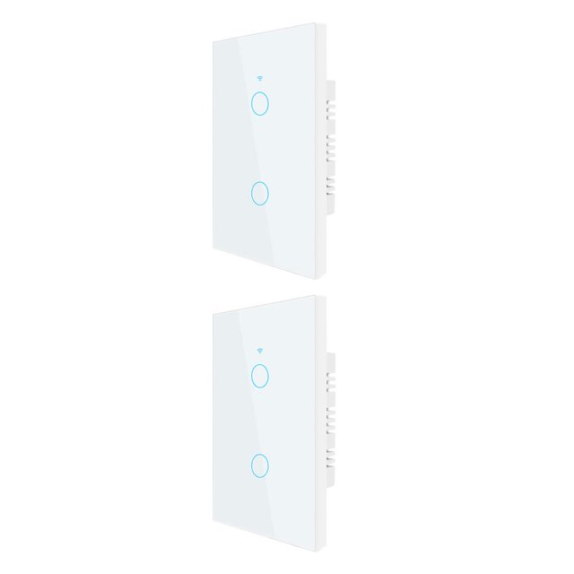Tholdsy Interruptor táctil inteligente WIFI sin cable neutro 110V220V tuya APP RF433 control remoto control de voz interruptor de luz interruptor Type1 NO1