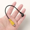 thumbnail image 5 of Cable de 2.5mm a RCA de Uxcell, adaptador de video y audio de conector macho estéreo de 2.5mm a hembra RCA para cámara de respaldo GPS DVR - 8 pulgadas, 5 of 5