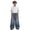 Sky Blue, variant on PMVFHDE Girls High Waist Wide Leg Denim Pants Soft Stretch Jeans Comfortable Casual Trousers With Pockets For Youth Sky Blue,11-12 Years