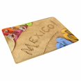 thumbnail image 2 of MKHERT Mexican Beach Mexico Blanket Hat Flip Flops on Sand Doormat Rug Home Decor Floor Mat Bath Mat 30x18 inch, 2 of 3