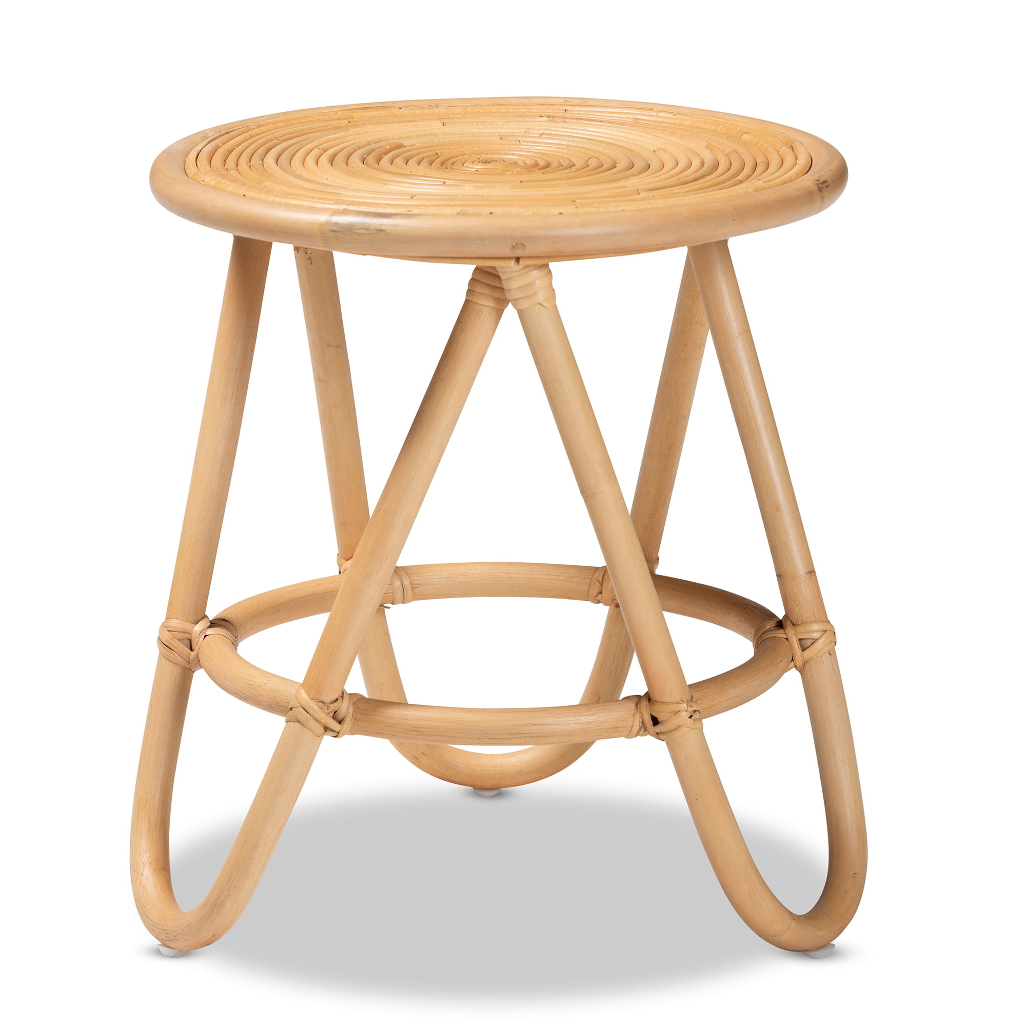 bali & pari Rinjani Rattan End Table, Brown